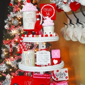 Set of 10!! Valentines tray fillers for Rae Dunn and Valentines Displays